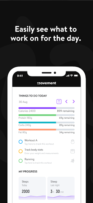Movement Progress App Screenshot 3