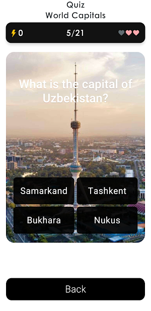 Quiz: World Capitals Screenshot 1
