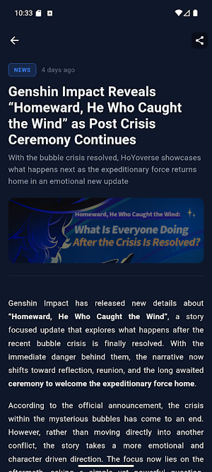GamesAndChill - Genshin News Screenshot 0