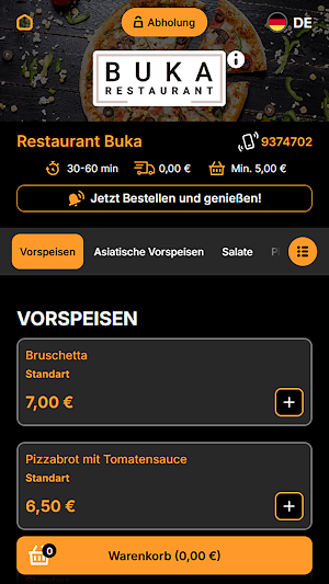 Restaurant Buka Screenshot 2