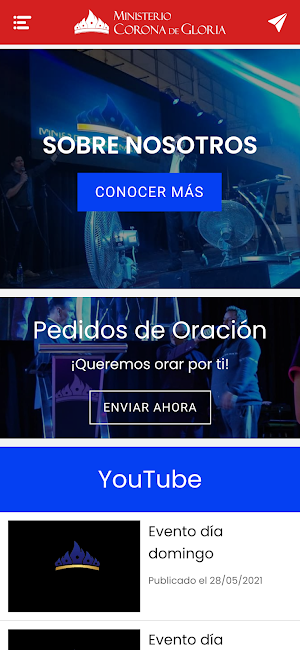 Ministerio Corona de Gloria Screenshot 2