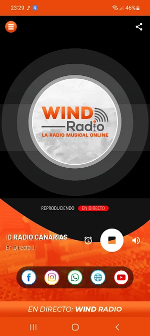 Wind Radio Canarias Screenshot 1