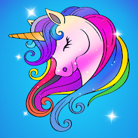 Unicorn Color By Number Book