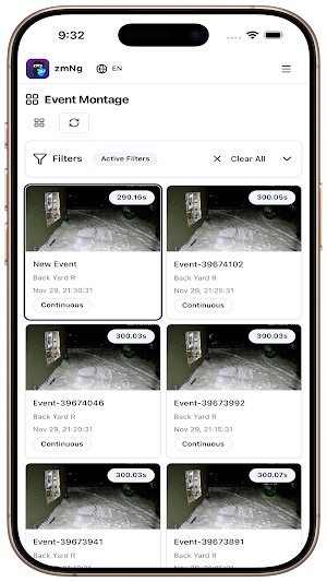 zmNinjaNG Screenshot 2