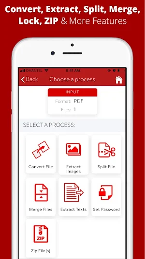 Aadhi File Converter Zip Split Screenshot 1