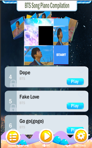 BTS Song Piano Tiles Magic Screenshot 1