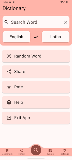 Lotha-English Dictionary Screenshot 0