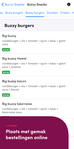 Buzzy Snacks Gent Screenshot 1