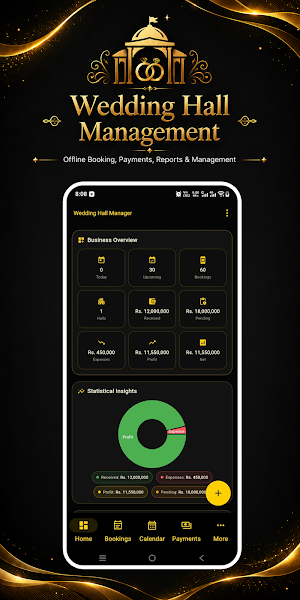 Wedding Hall Manager Screenshot 1
