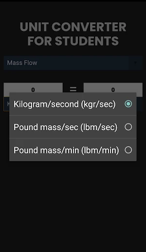 Unit Converter - for Students Screenshot 2