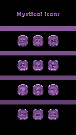 Mystical Purple Icons Screenshot 2