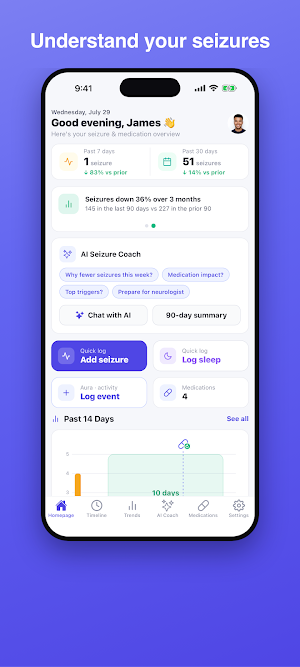 Epilepsy Mate: Seizure Diary Screenshot 0