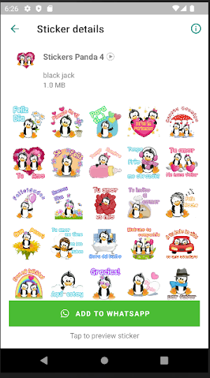 Stickers de Pinguinos Screenshot 1
