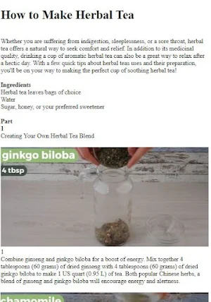 Tea Recipes Guide Screenshot 0