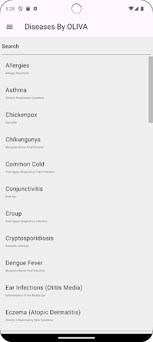 Diseases Screenshot 0