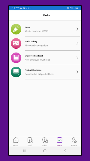 WWRC Mobile Apps Screenshot 1