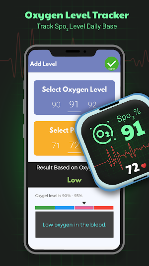 Pulse Oxygen Level : Lung Test Screenshot 1