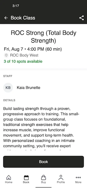 ROC Body West Screenshot 2