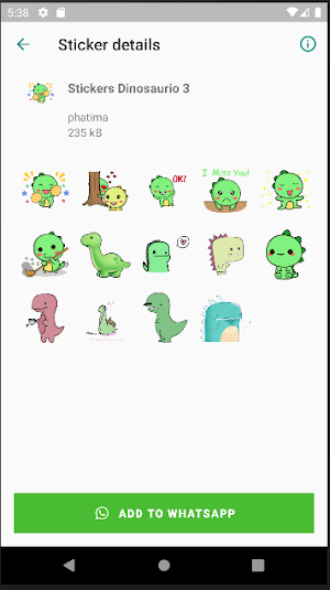 Stickers de Dinosaurios Screenshot 3