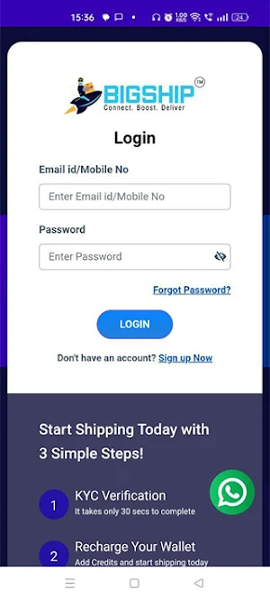 BigShip -Courier and Logistics Screenshot 0