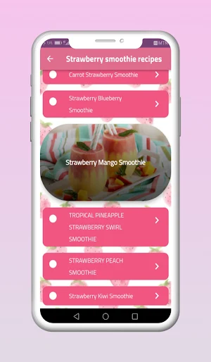Strawberry Smoothie Screenshot 1