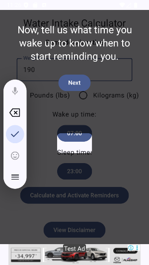 Drink water Screenshot 2