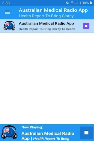 Australian Medical Radio App Screenshot 0