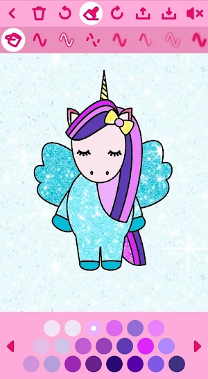 Unicorn Coloring Book 🦄 Screenshot 3