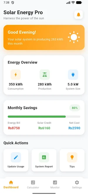 Solar Energy Pro Screenshot 1