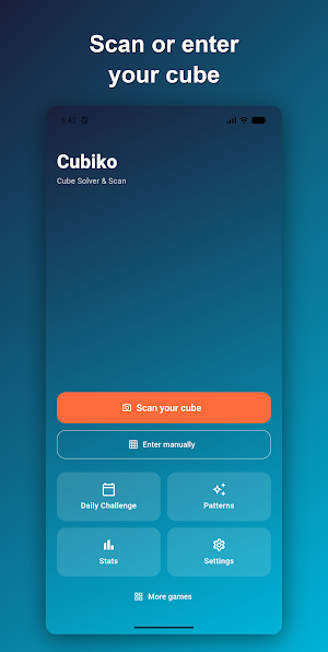 Cubiko: Cube Solver & Scan Screenshot 0