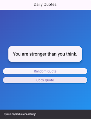 Daily Quotes Screenshot 3