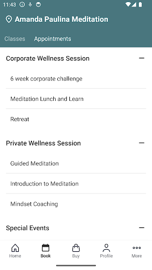 Amanda Paulina Meditation Screenshot 1