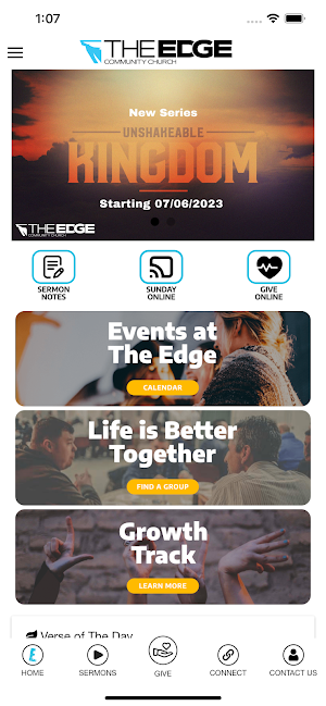 The Edge Community Church Screenshot 0