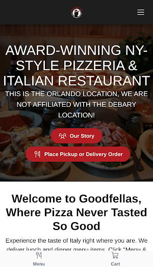 Goodfellas Italian Restaurant Screenshot 0