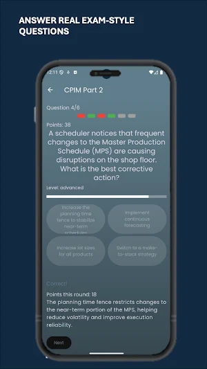 LogiQuiz: CPIM | CSCP | APICS Screenshot 1
