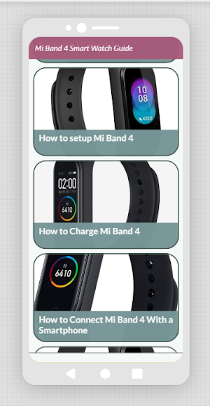 mi band 4 smart watch app Hint Screenshot 3