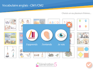 Vocabulaire anglais CM1-CM2 Screenshot 1