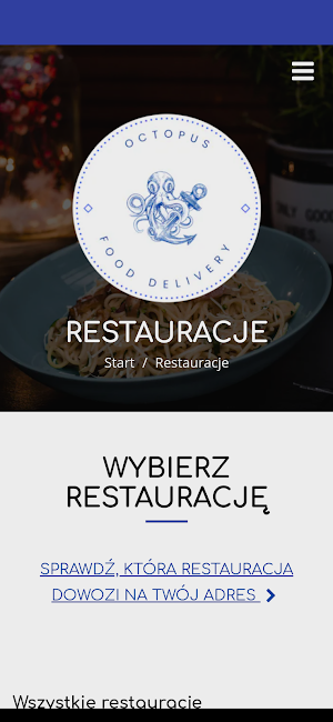 Octopus food delivery Screenshot 2