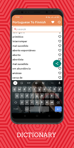 Portuguese To Finnish Dictionary Offline Screenshot 1