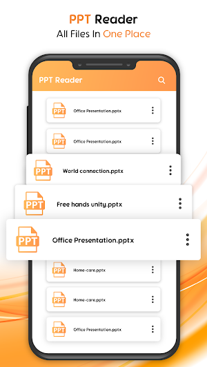 PPt viewer and PPTX slides reader for android Screenshot 1