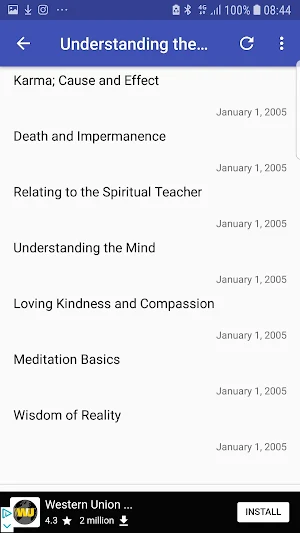 Buddhism Audio Lectures Screenshot 1
