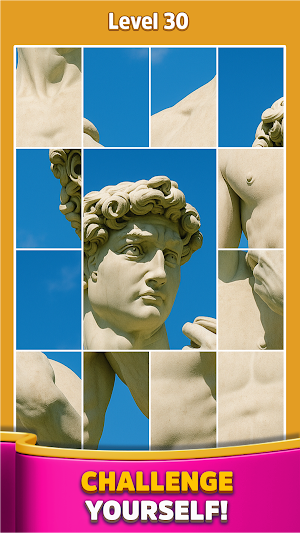 Jigsolitaire Jigsort Puzzle Screenshot 1