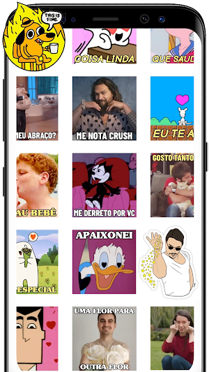 Figurinhas Animadas Wastickers Screenshot 1