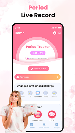 Period Tracker & Cycle Tracker Screenshot 0