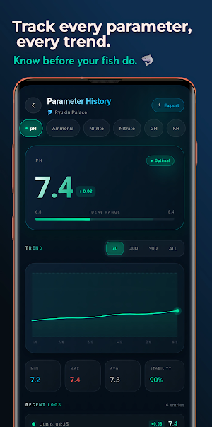 FinLog: Aquarium Tracker & Log Screenshot 3