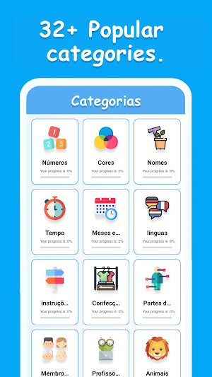 Learn Portuguese Beginners Screenshot 1
