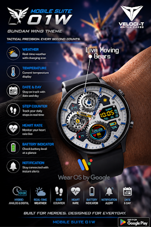 Mobile Suit 01W Watch Face Screenshot 1