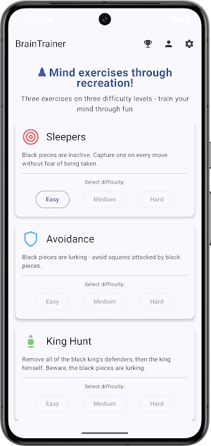 Chess Brain Trainer: Puzzles Screenshot 0
