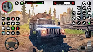 4x4 Truck driving offroad 2023 Screenshot 3