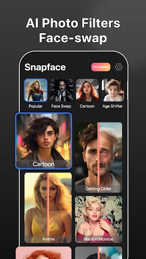 Snapface: AI Photo Filters Screenshot 0